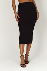 Charley Midi Skirt - Black