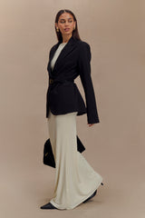 Bexley Oversized Blazer With Shoulder Pads - Black