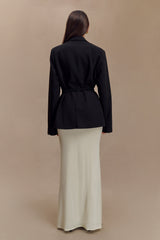 Bexley Oversized Blazer With Shoulder Pads - Black