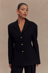 Bellamy Cinched Blazer - Black