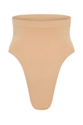 Saria High Waist Shapewear Briefs - Beige