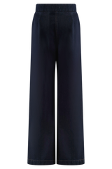 Rayne Wide Leg Denim Jeans - Indigo Blue