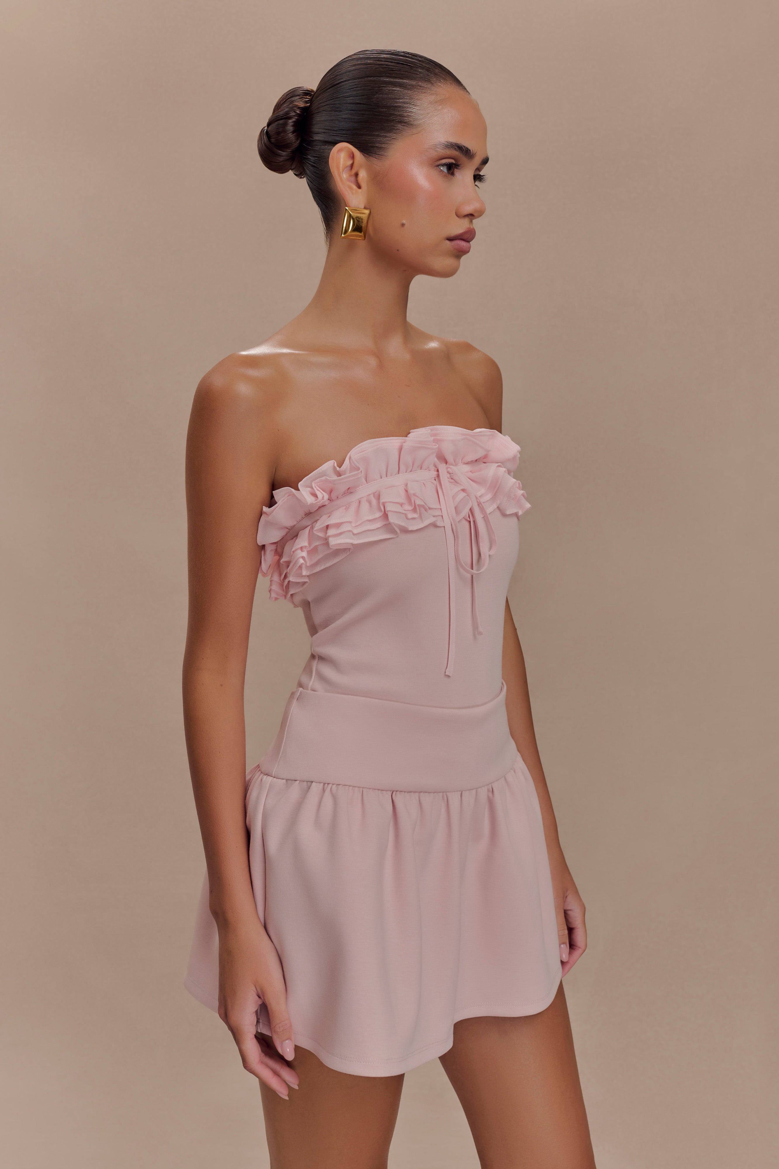 Jennie Frill Mini Skort - Ballet Pink