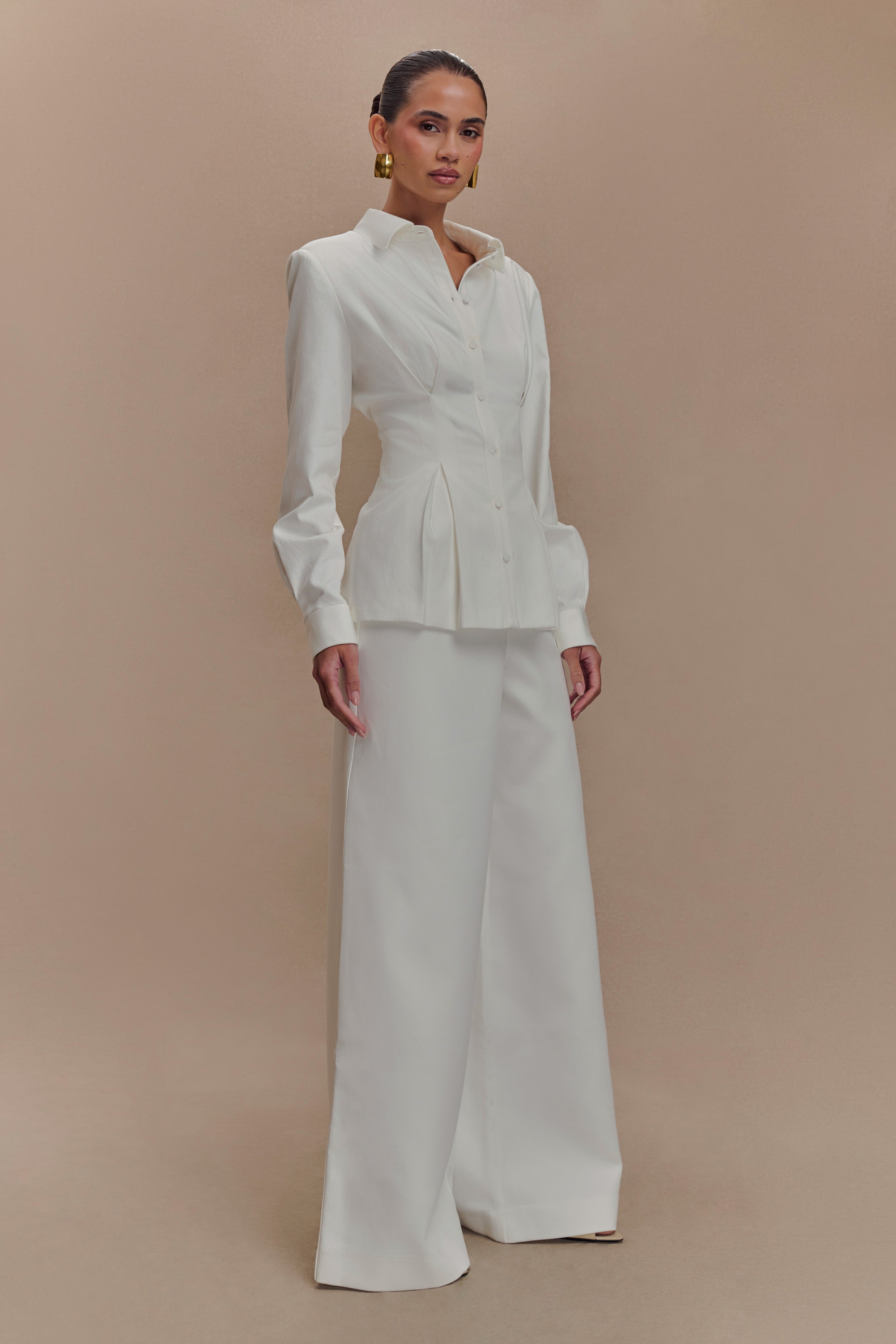 Rhia Oversized Shirt - White