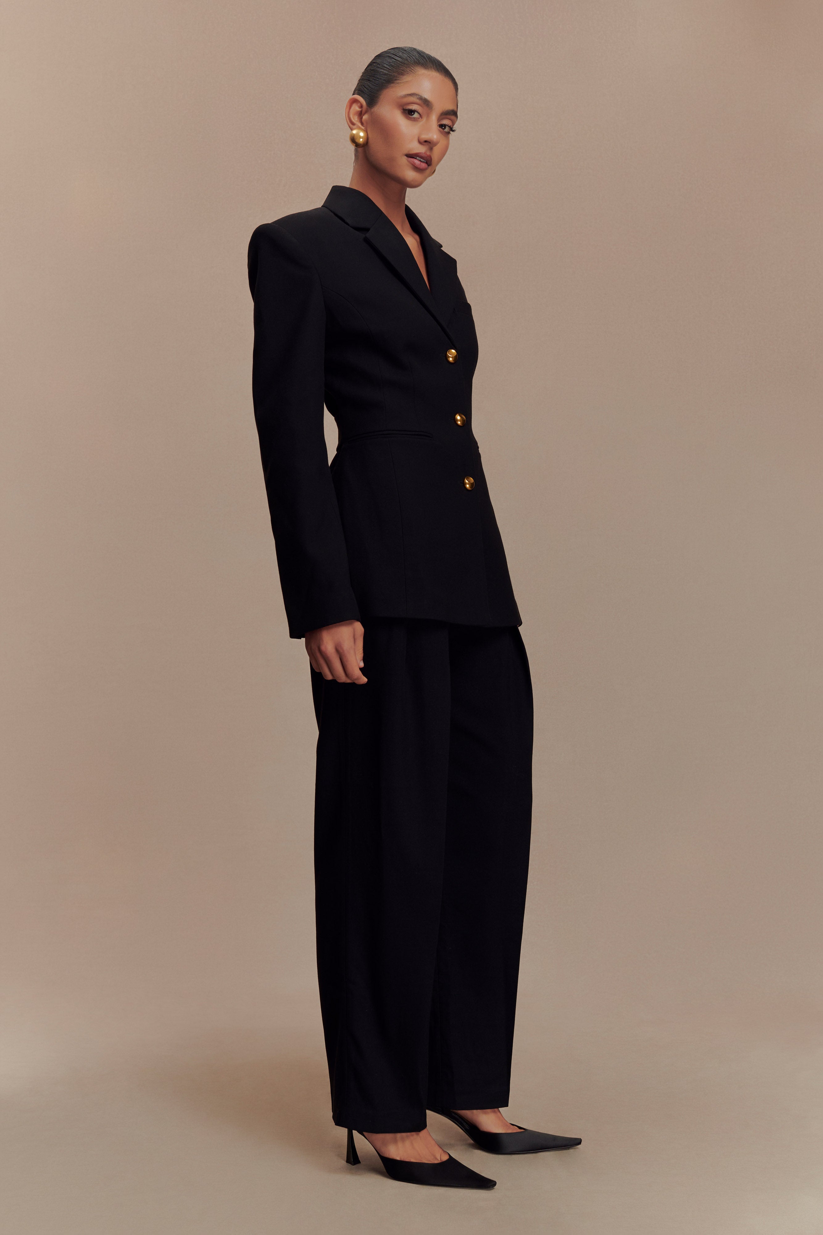 Bellamy Cinched Blazer - Black