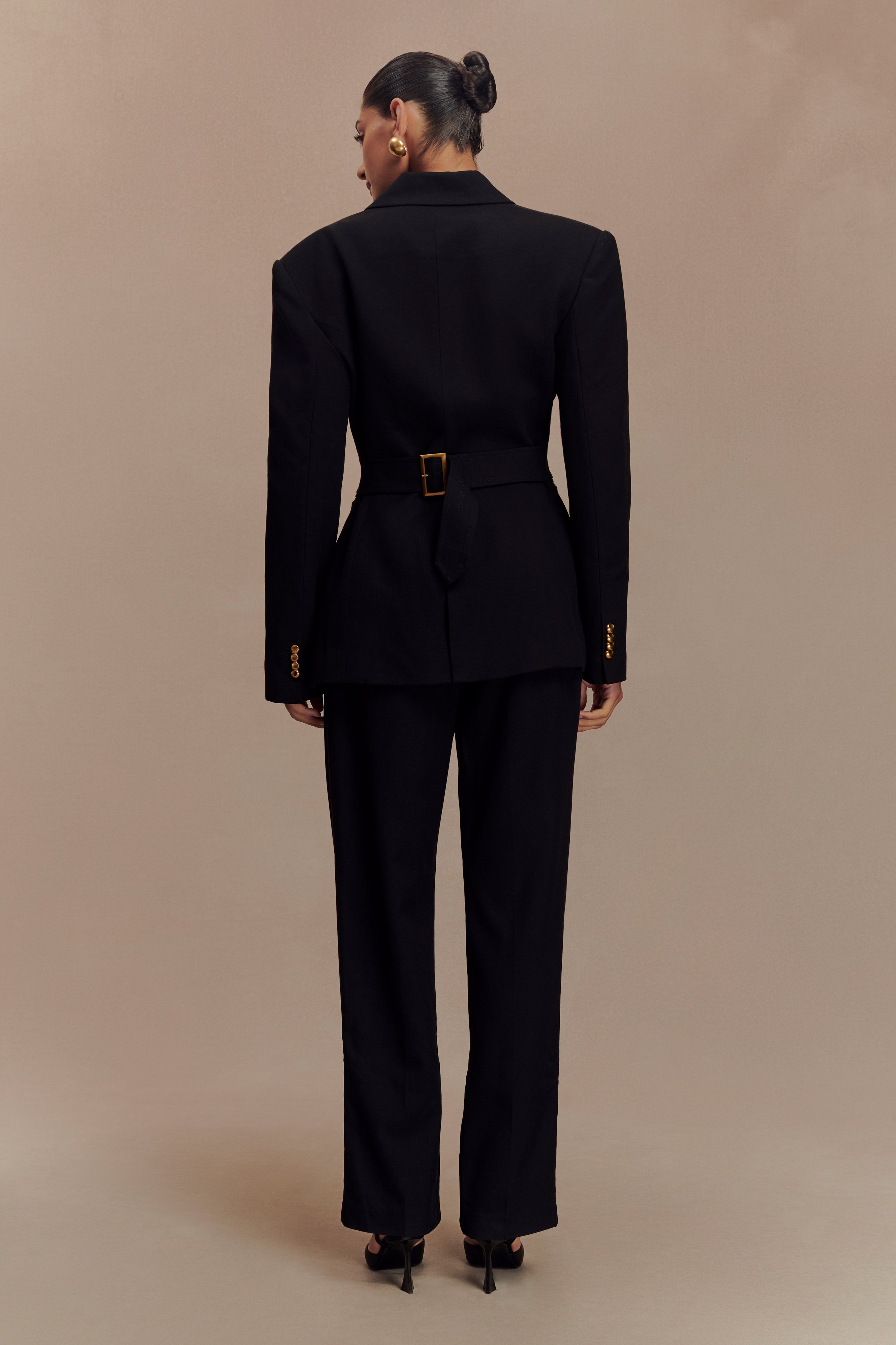 Bellamy Cinched Blazer - Black