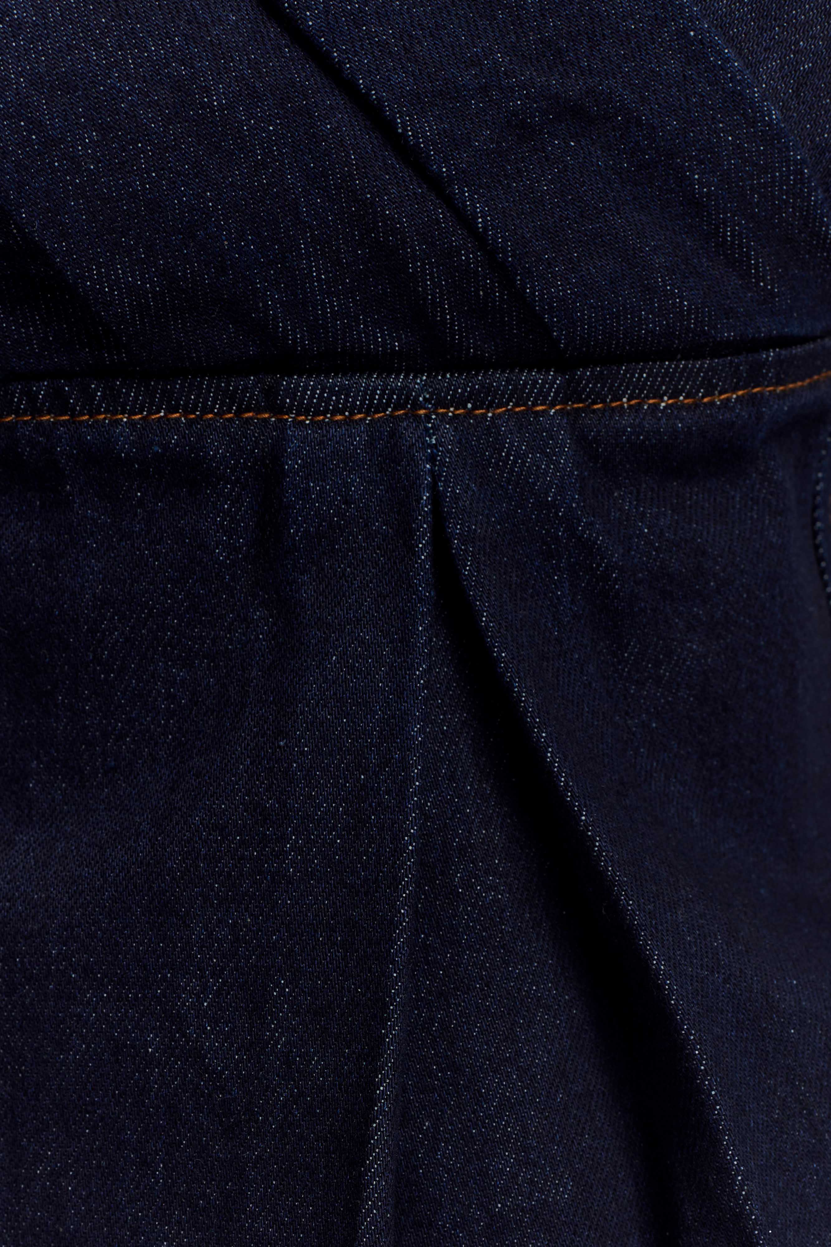 Rayne Off Shoulder Denim Top - Indigo Blue