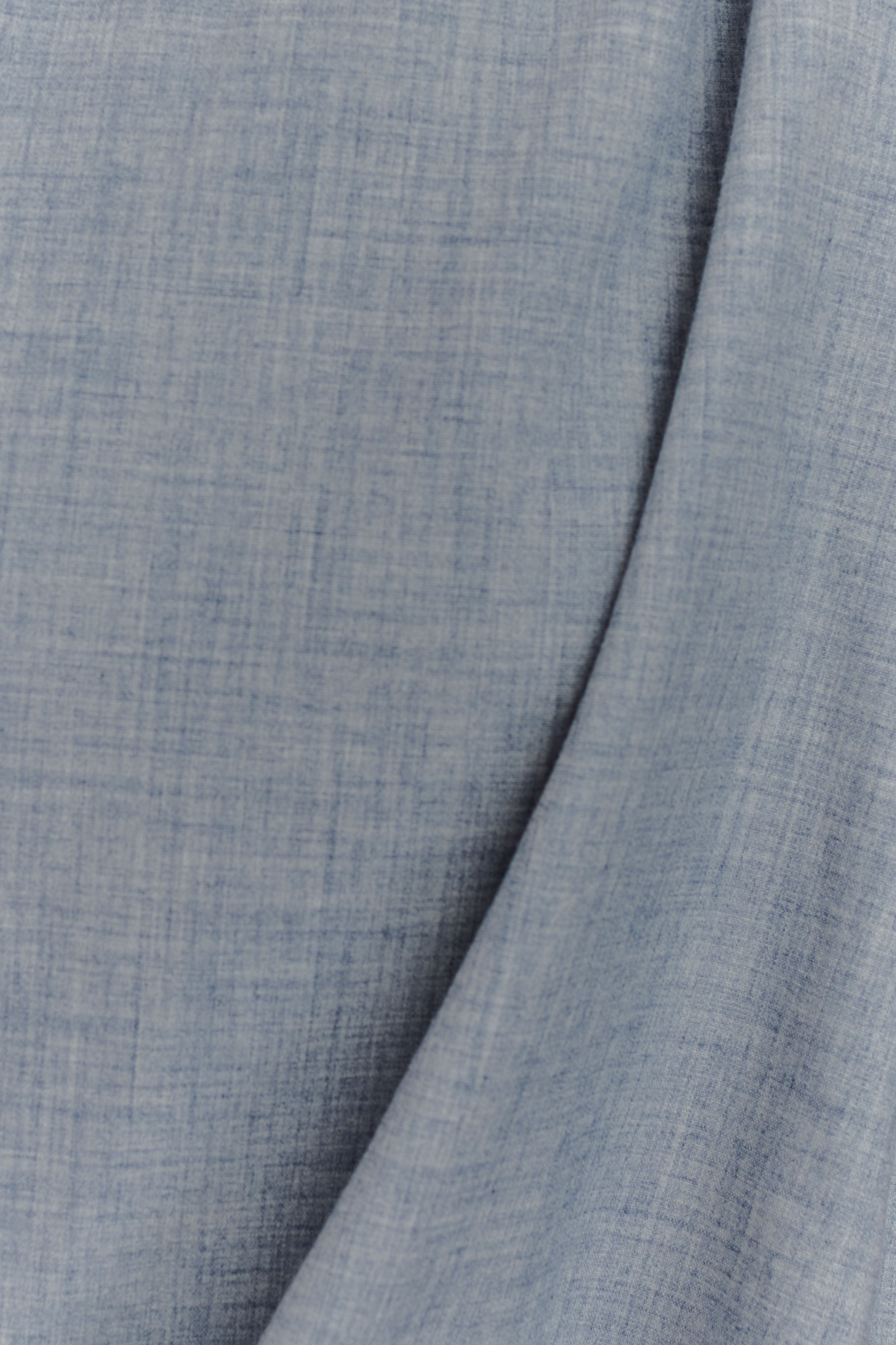 Gabriella Draped Mini Dress - Charcoal Blue Marle