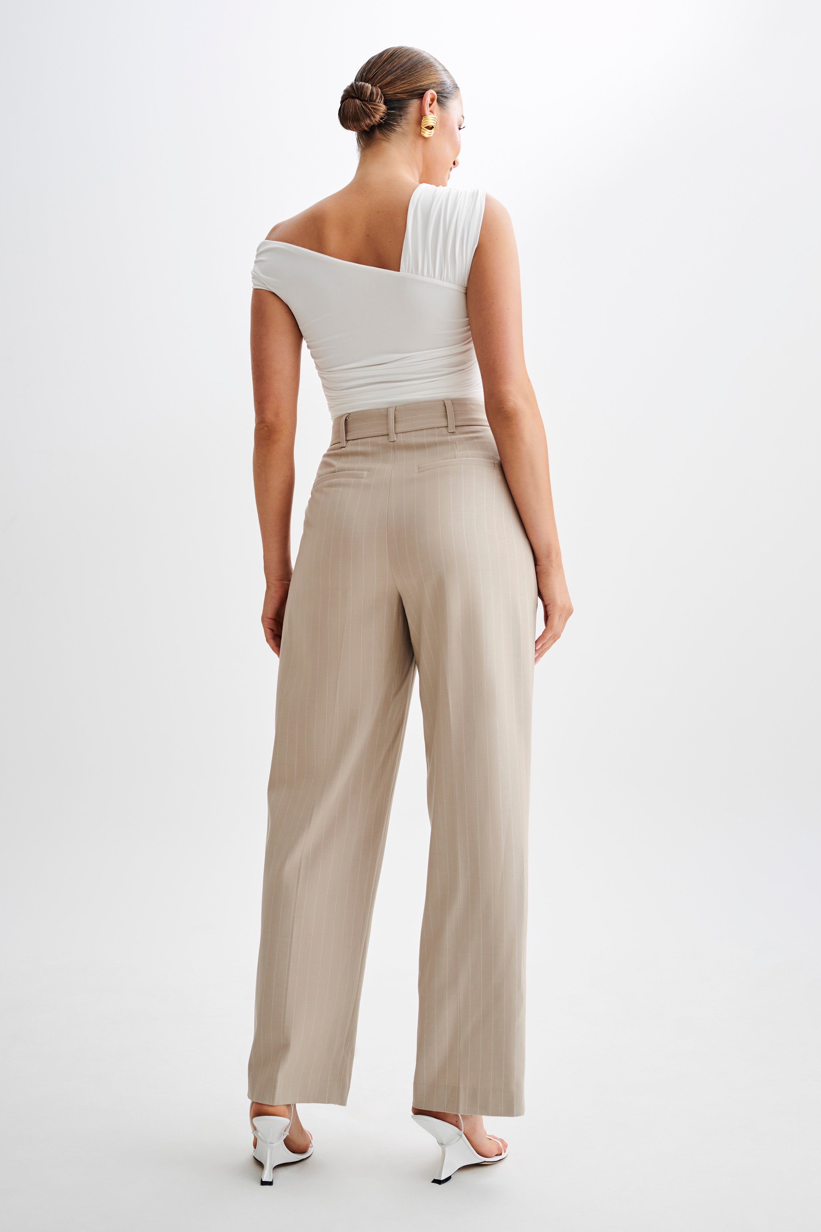 Nicki Cut Out Sleeveless Top - White