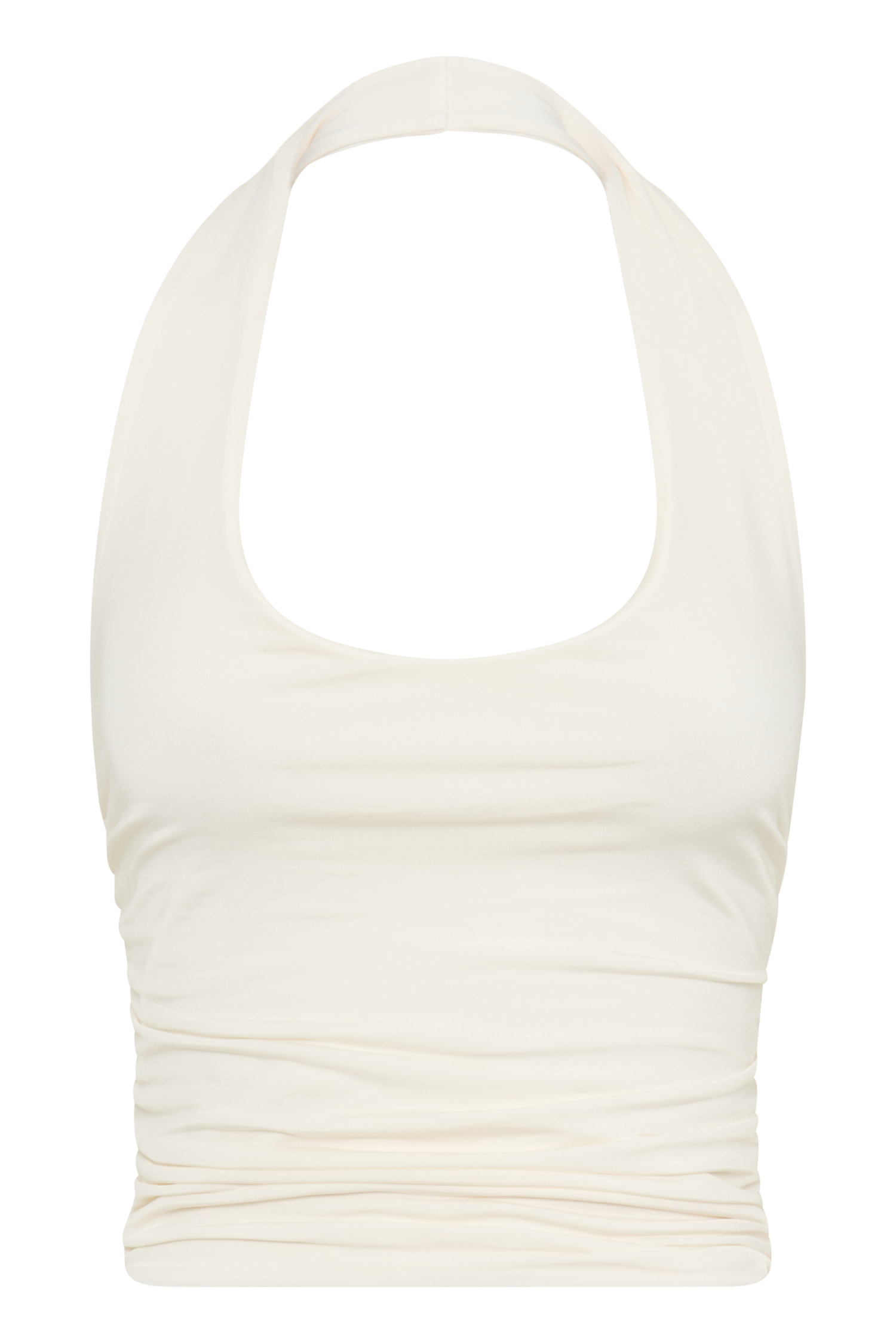 Marie Slinky Halter Top - Ivory