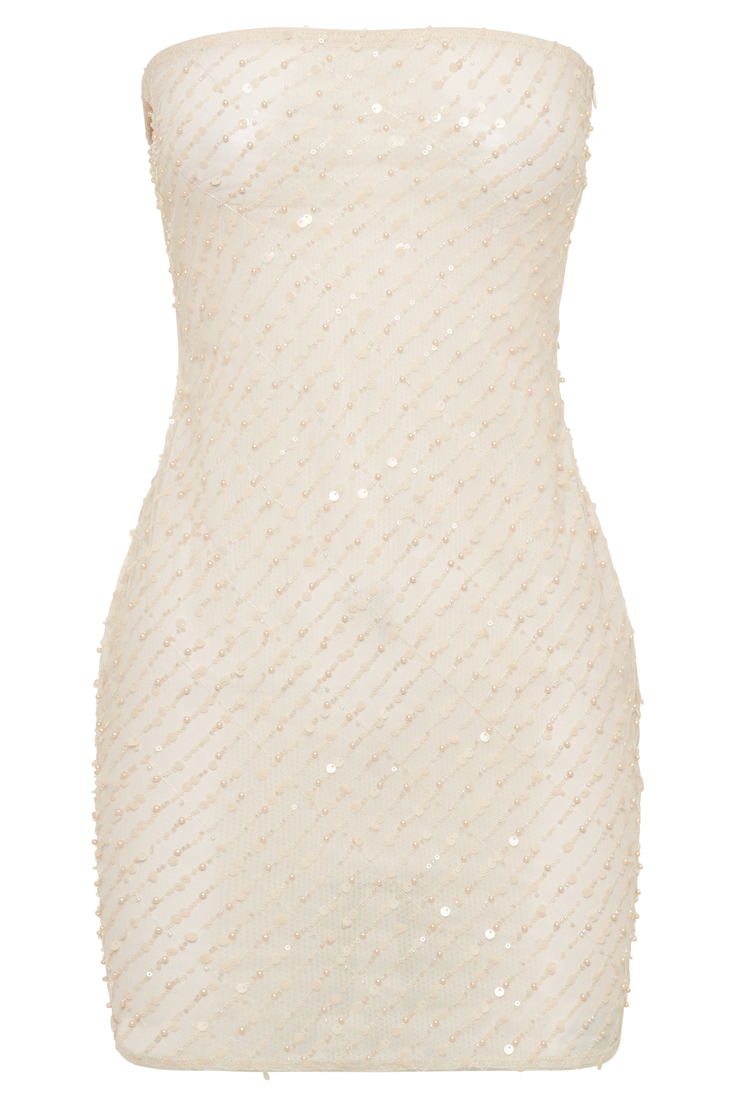 Yolanda Sequin Mini Dress - Buttercream
