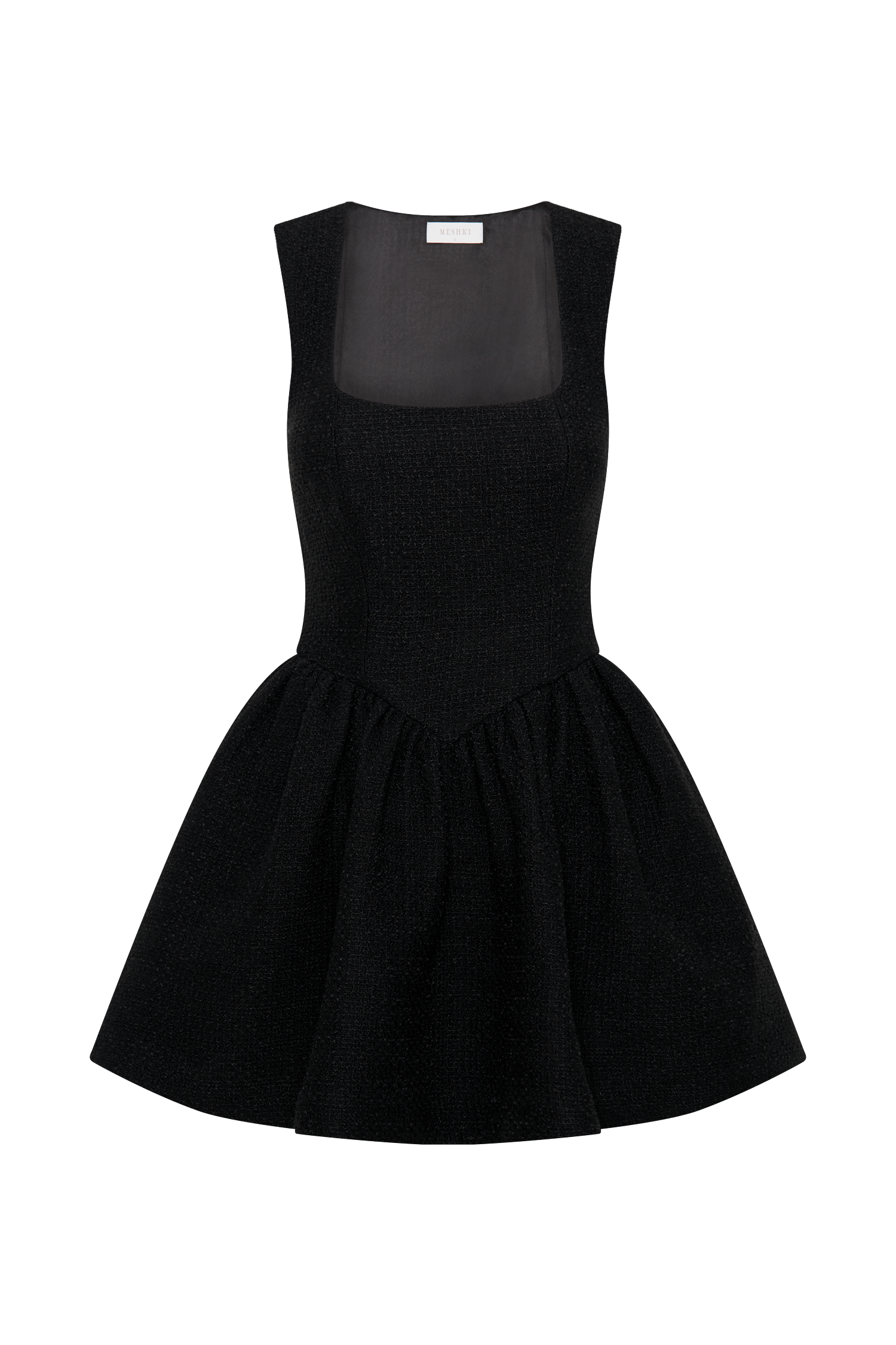 Jennifer Boucle Mini Dress - Black