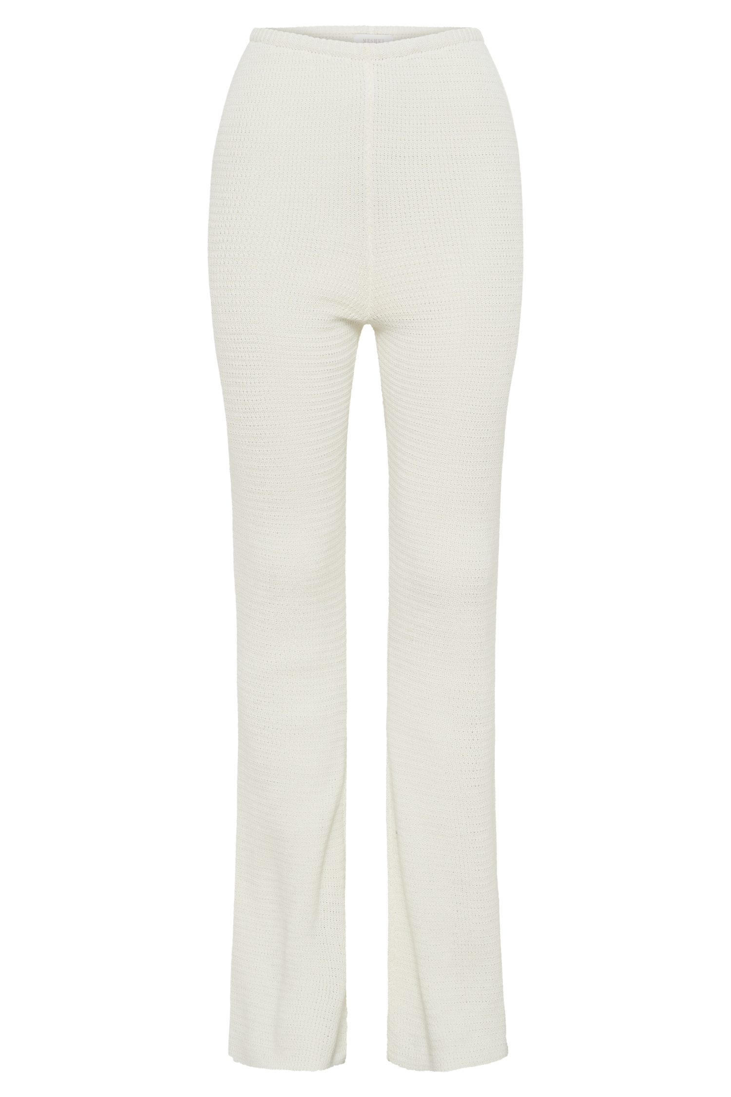 Ridley Straight Leg Knit Pant - Ivory