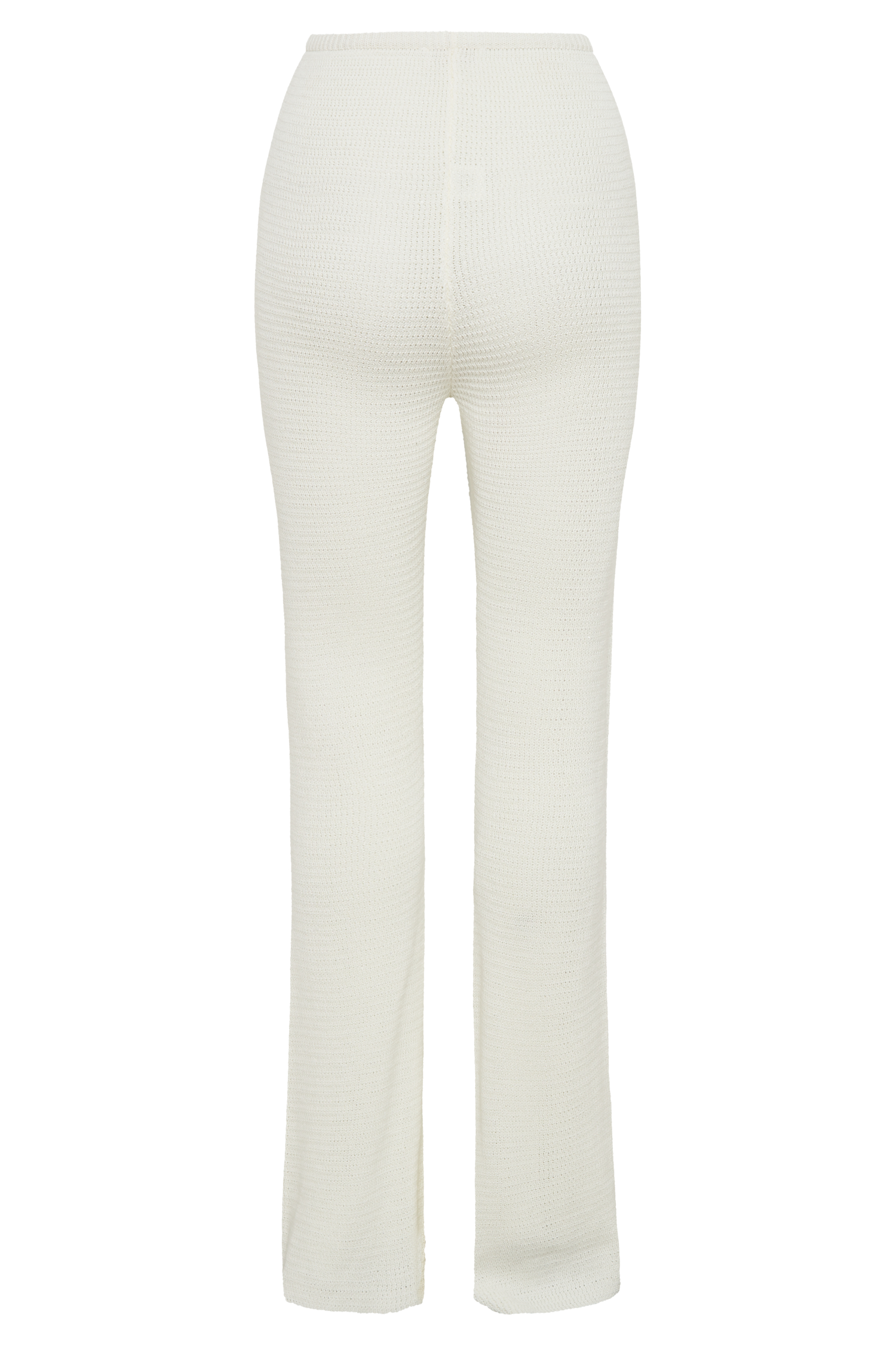 Ridley Straight Leg Knit Pant - Ivory