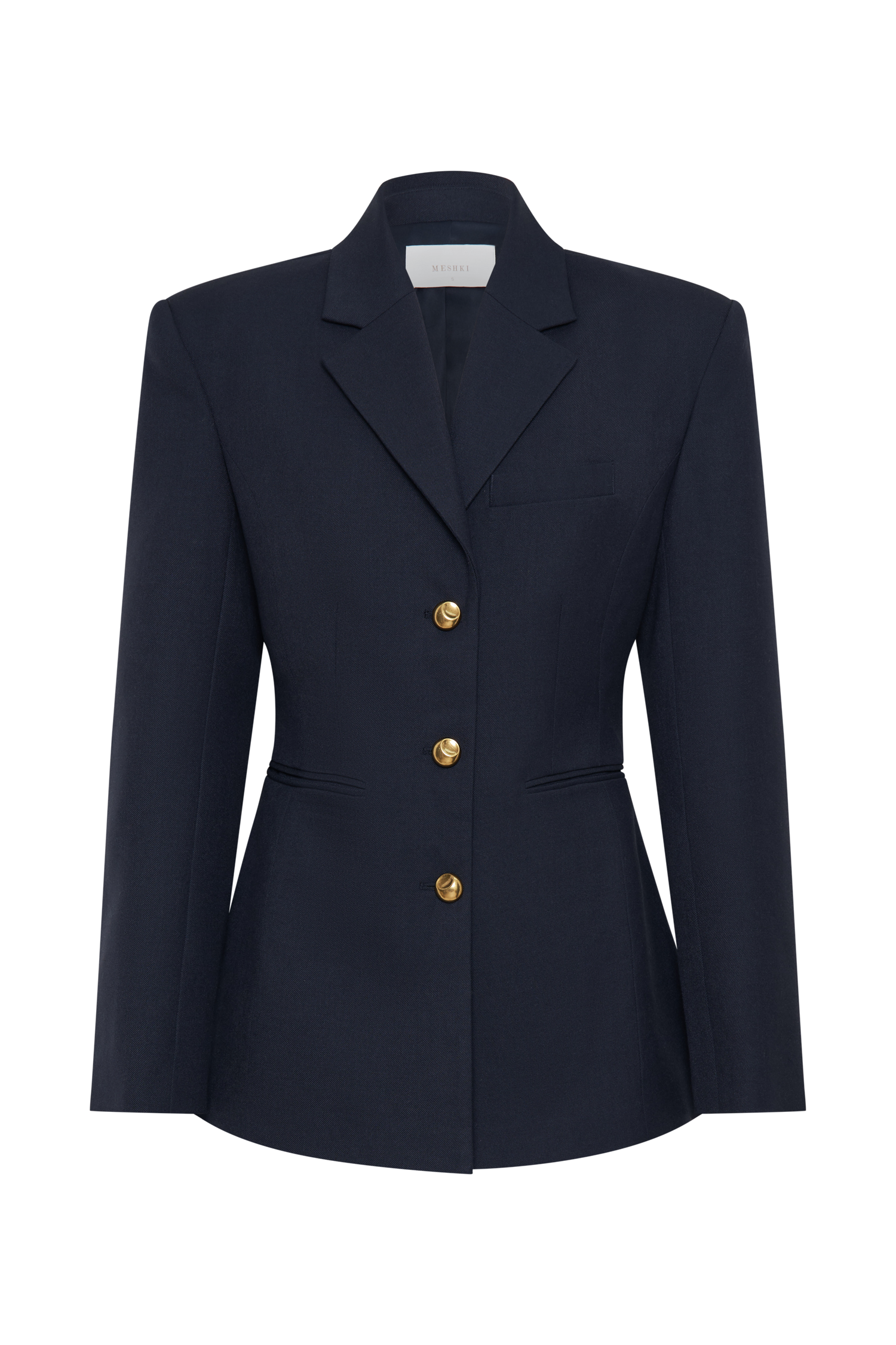 Bellamy Cinched Blazer - Dark Navy