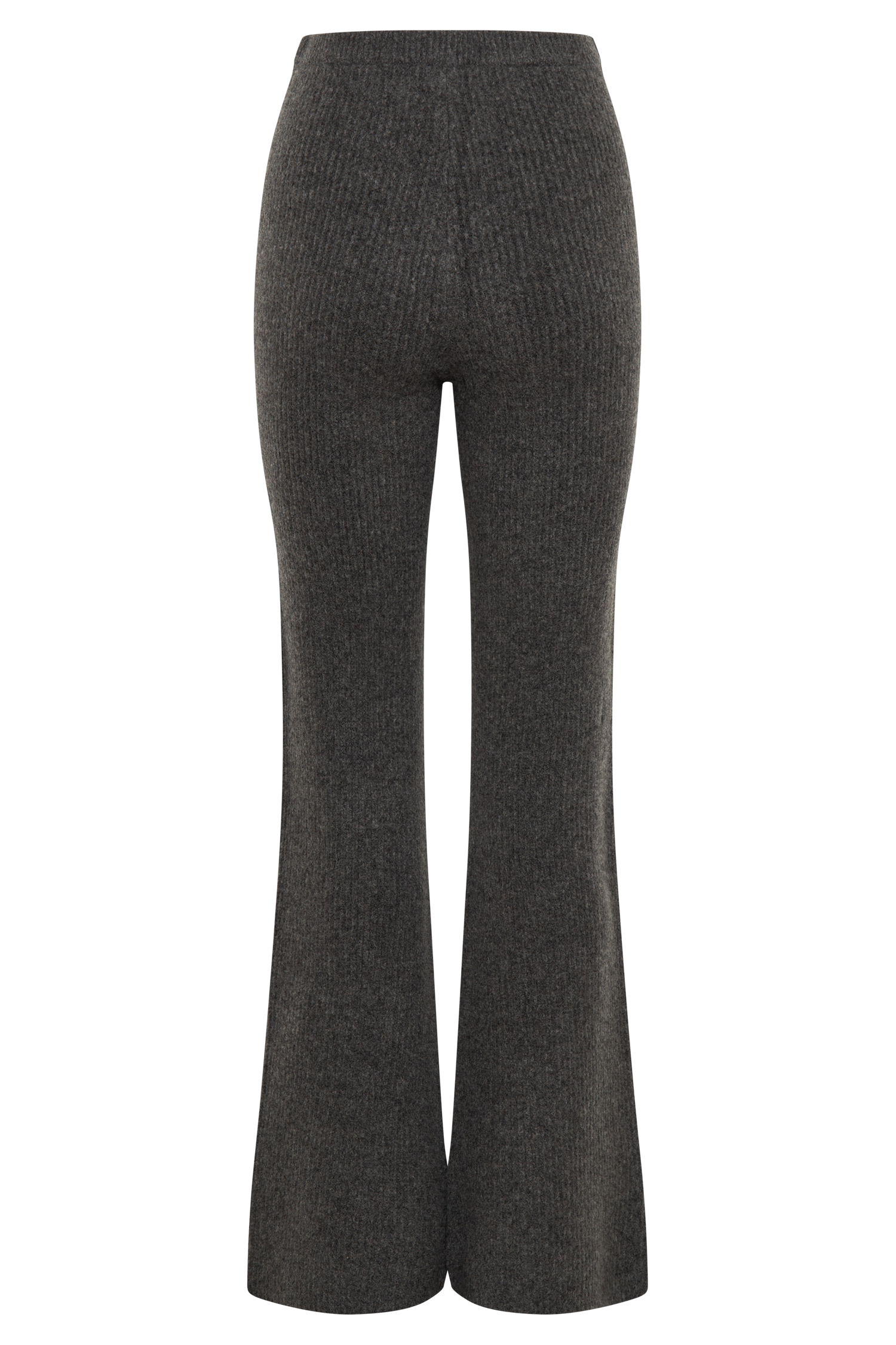 Shyann Straight Leg Knit Pant - Charcoal Marle
