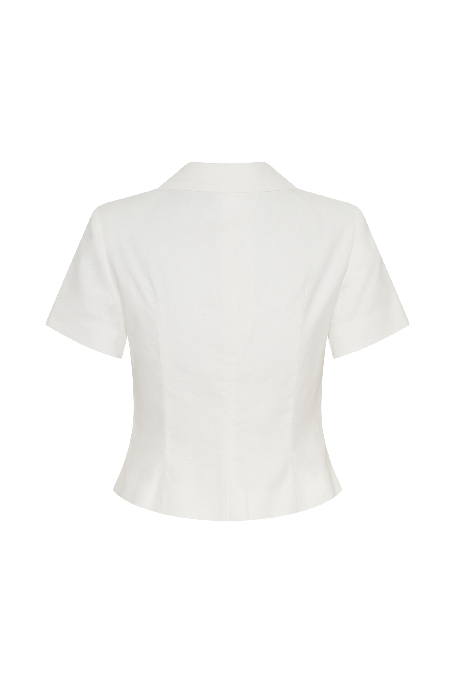 Ciara Linen Jacket - White