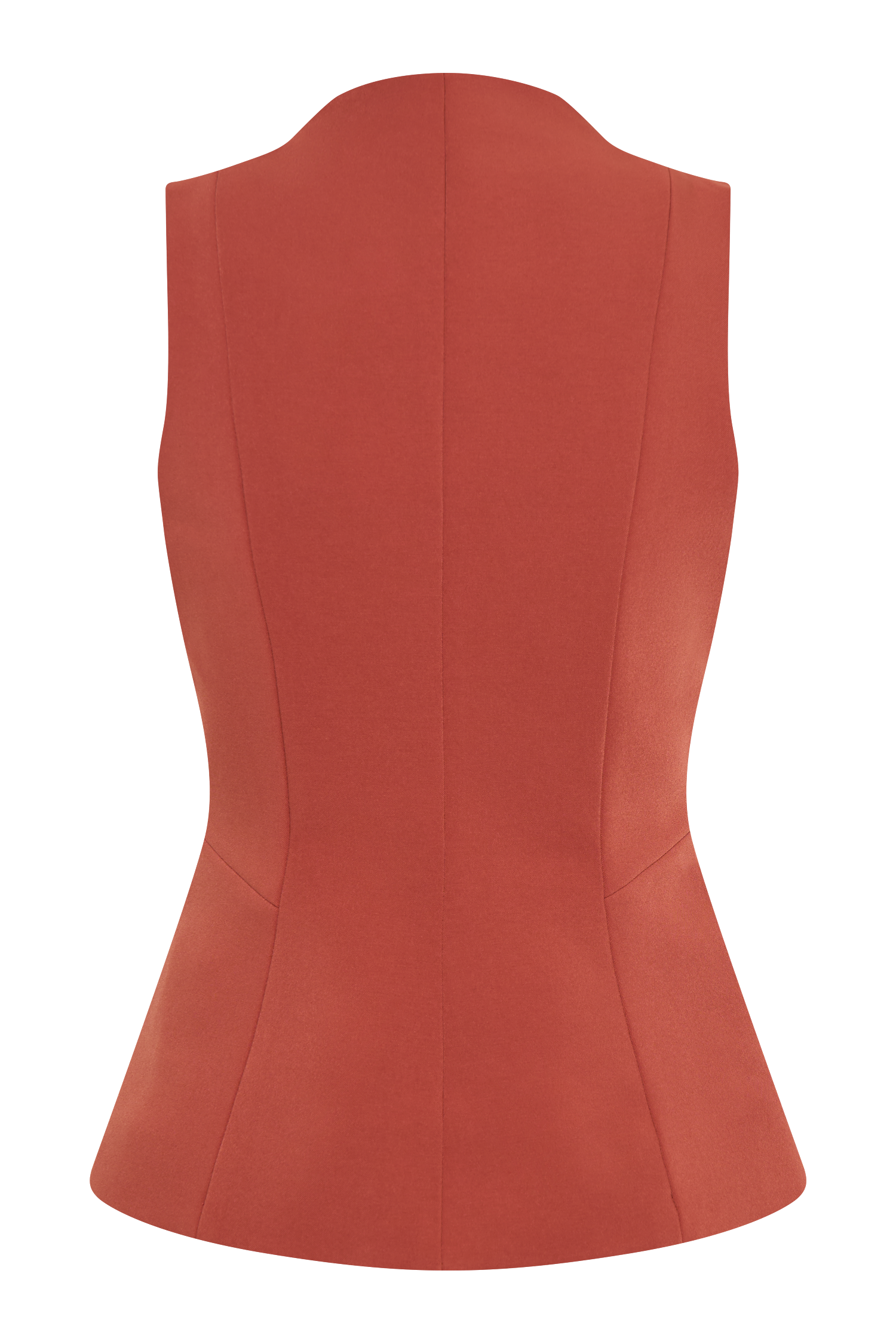 Melinda Structured Vest Top - Chilli
