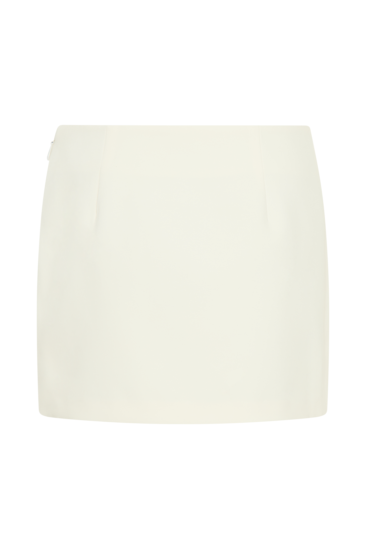 Aisha Suiting Mini Skirt - Ivory