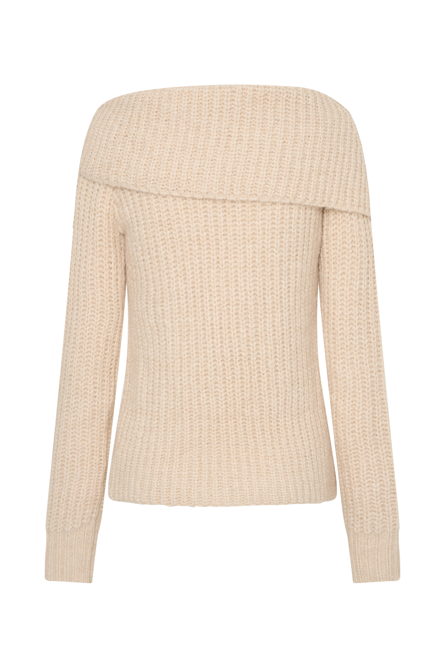 Alicia Off Shoulder Knit Top - Cream