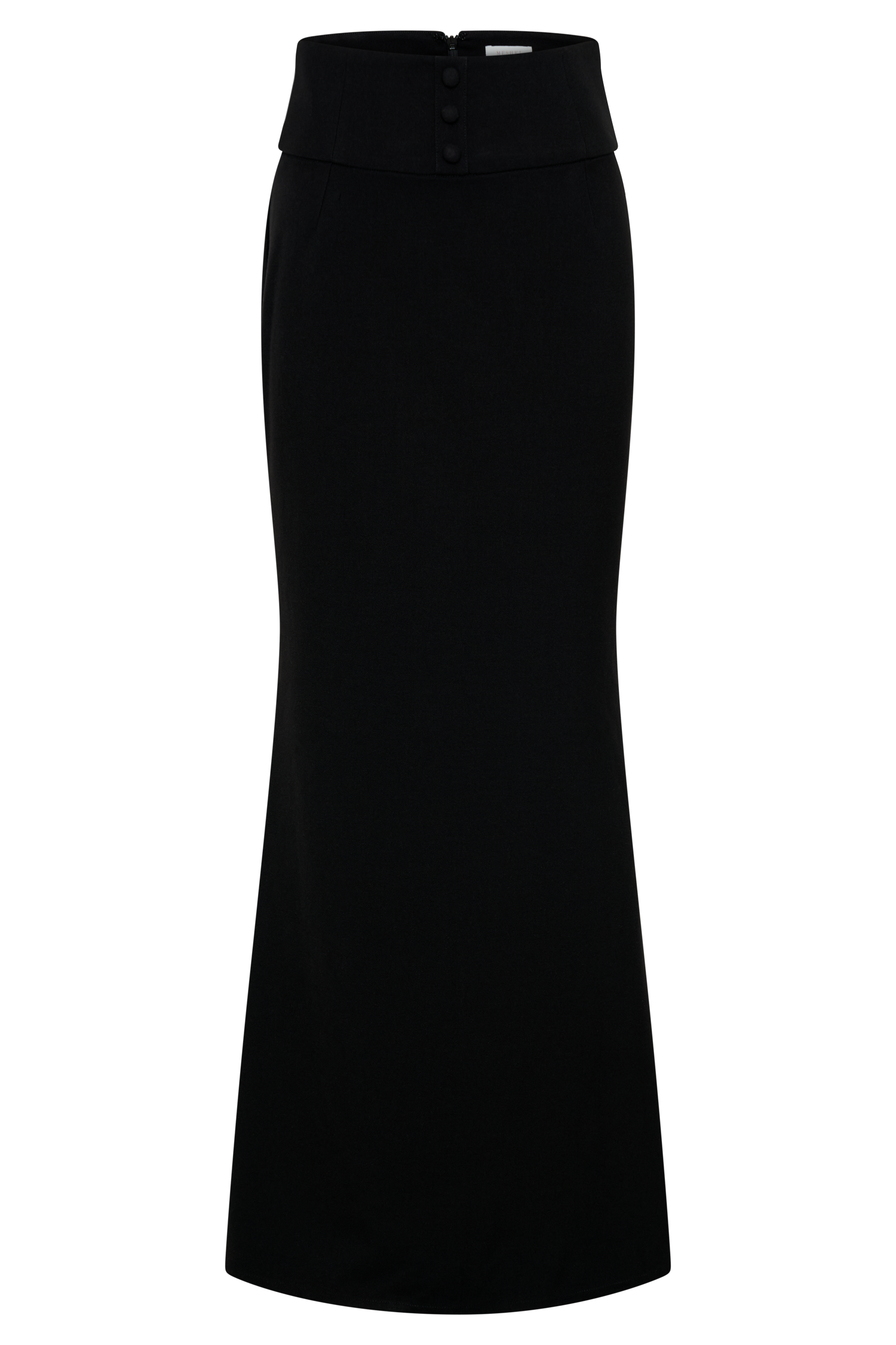 Grace Suiting Maxi Skirt - Black