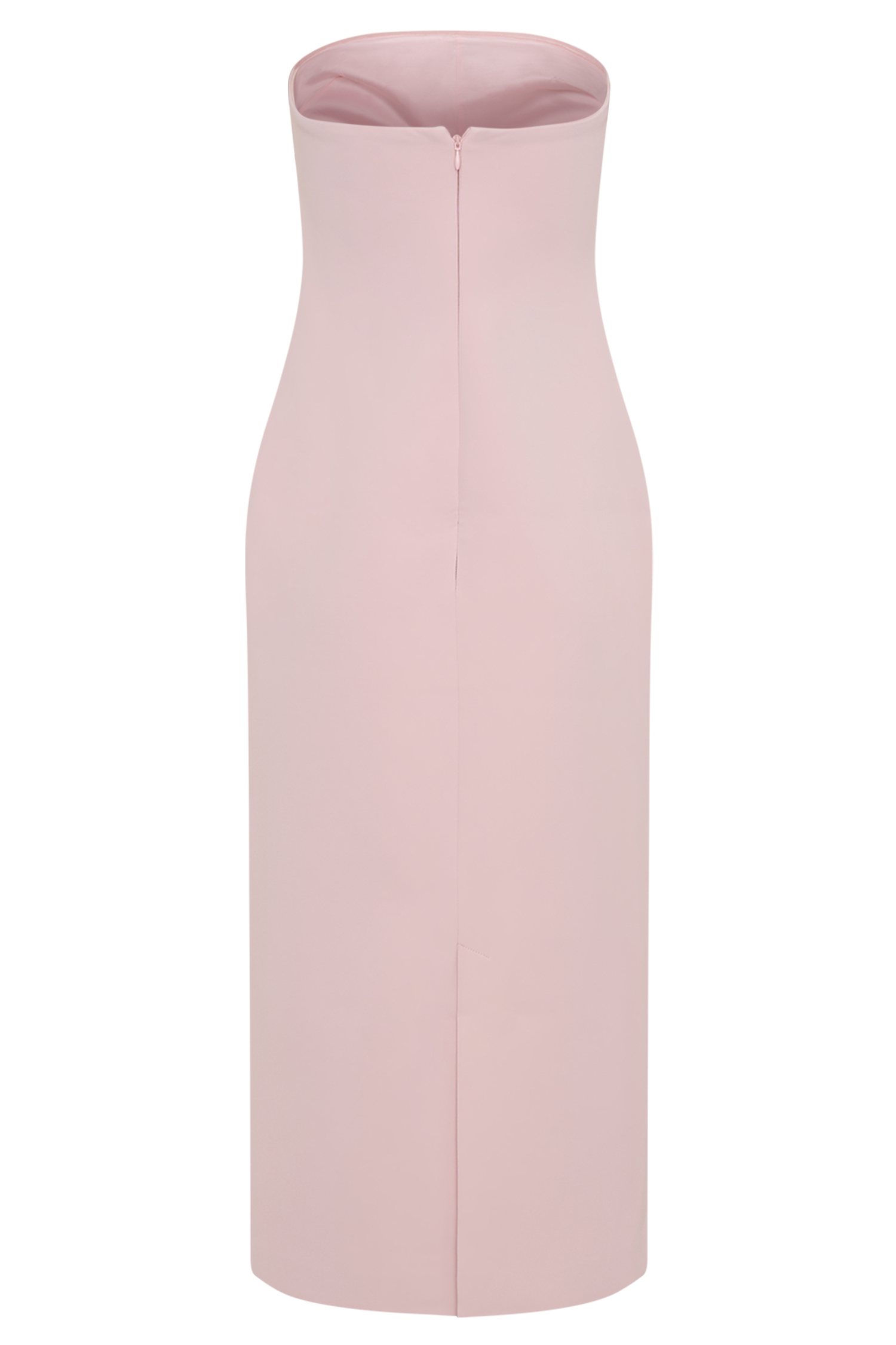 Sussan Strapless Midi Dress - Powder Pink