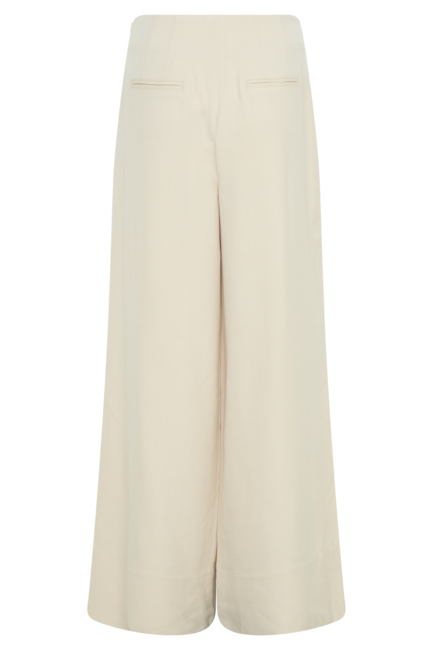 Mila Straight Leg Suiting Pant - Buttermilk