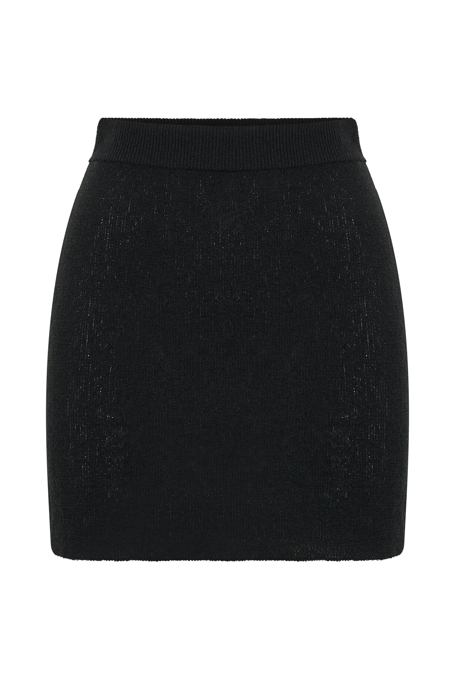 Esme Knit Mini Skirt - Black