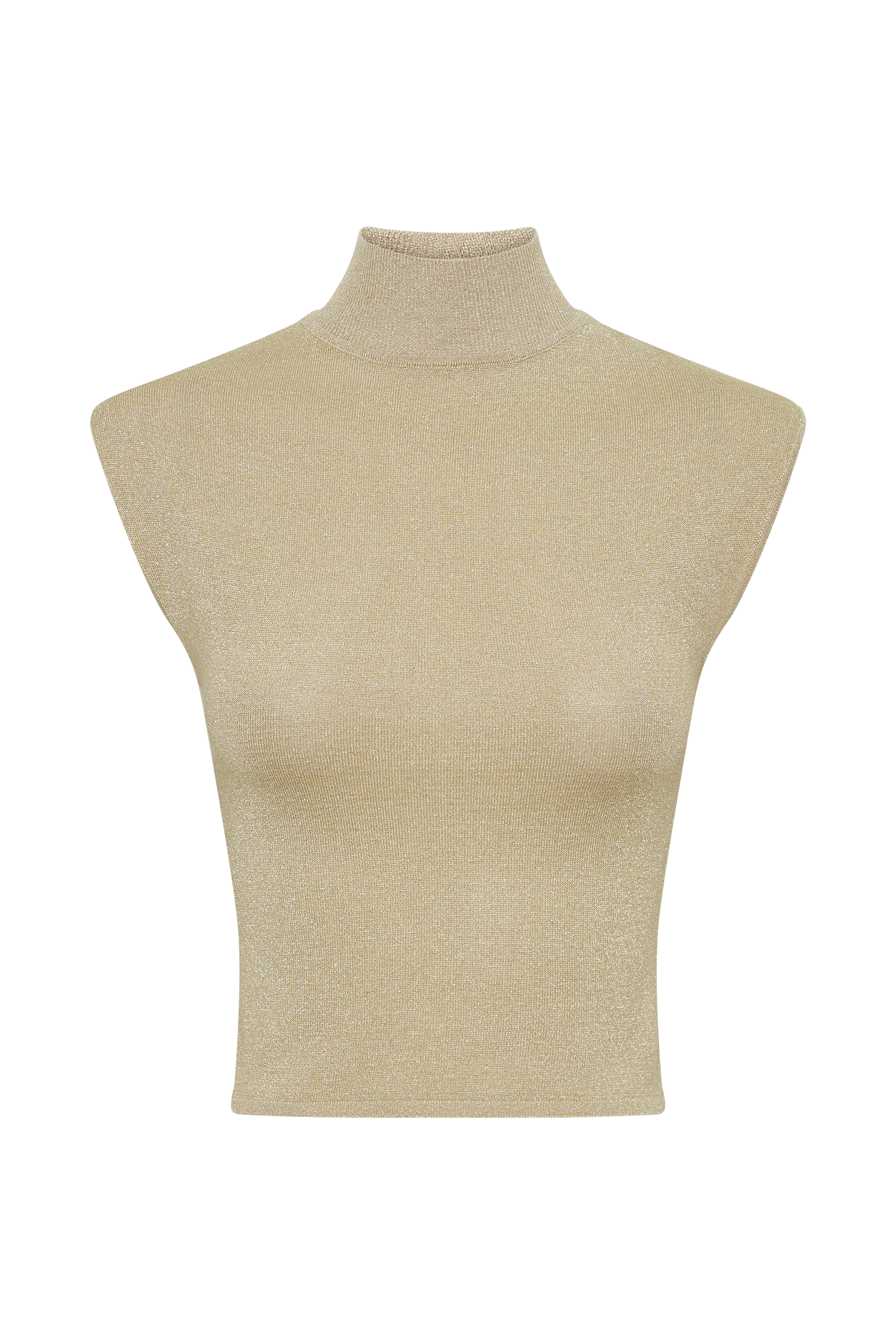 Reynalda Sleeveless Knit Top - Gold