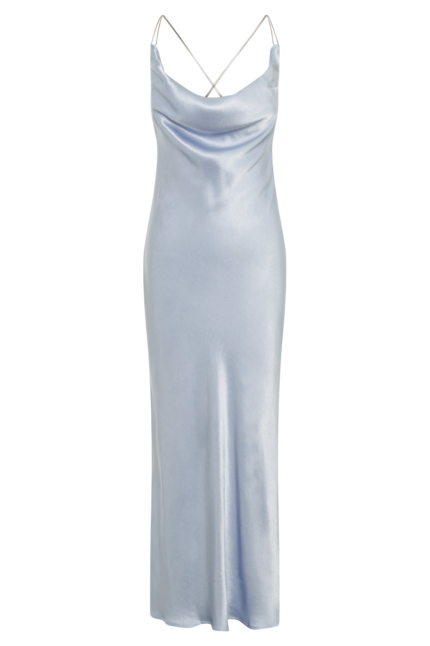 Kalani Chain Maxi Dress - Ice Blue