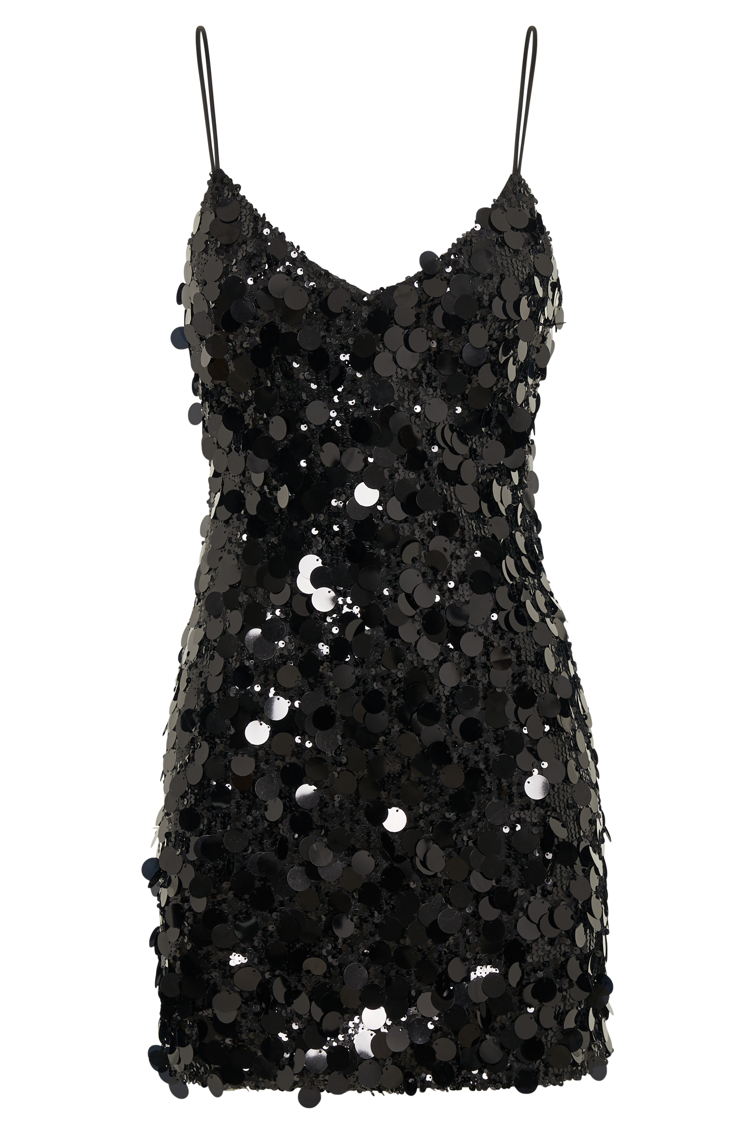 Romilly Sequin Mini Dress - Black