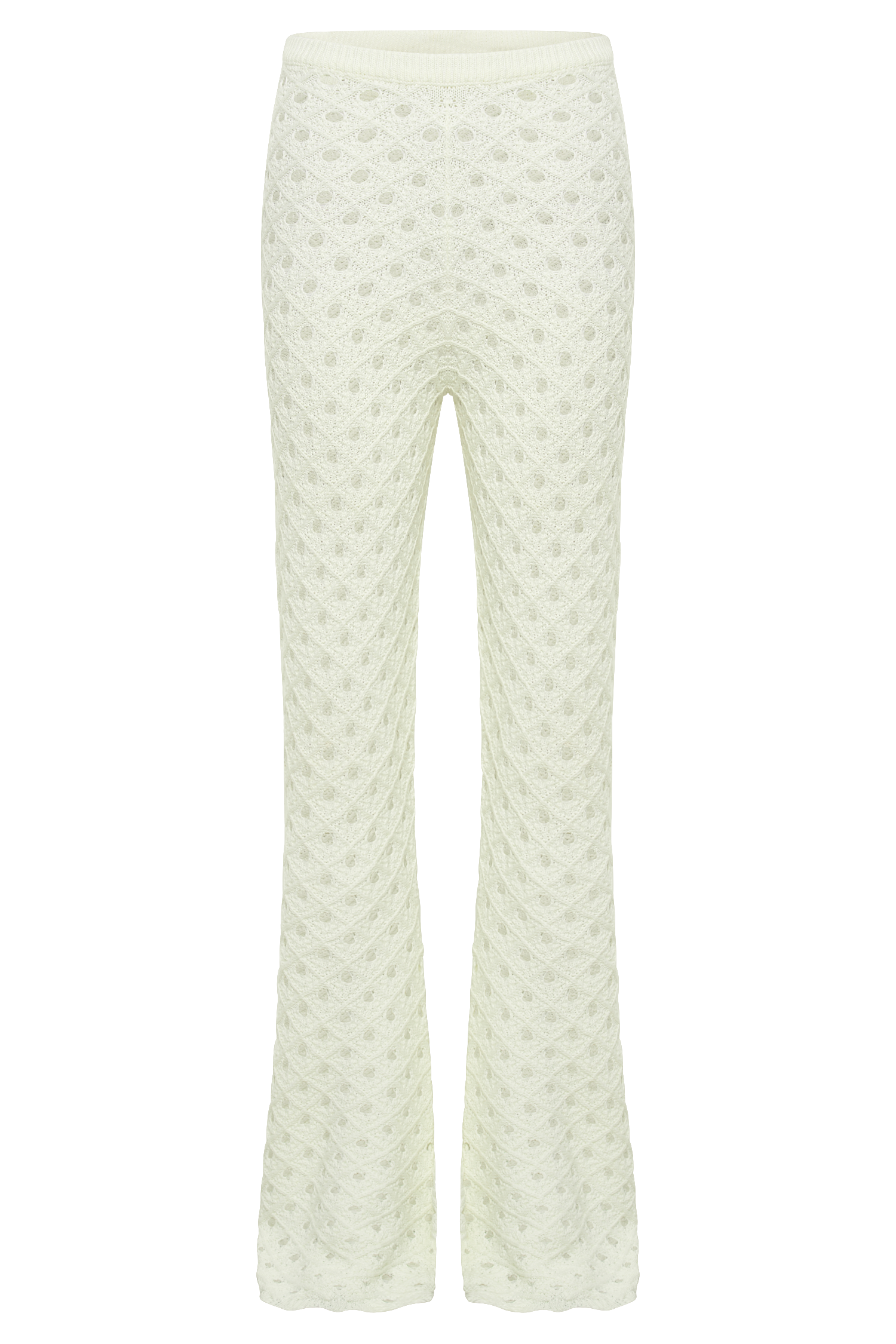 Santana Crochet Pants - Ivory