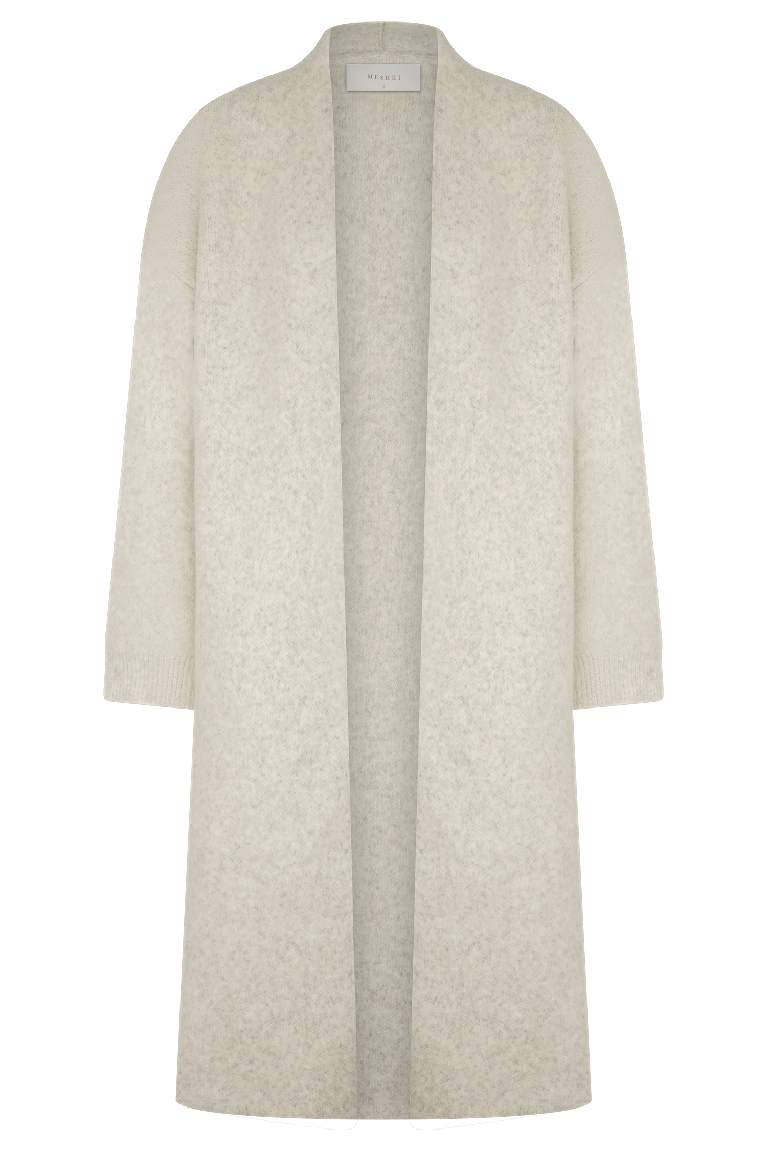 Benson Maxi Knit Cardigan - Cream Marle
