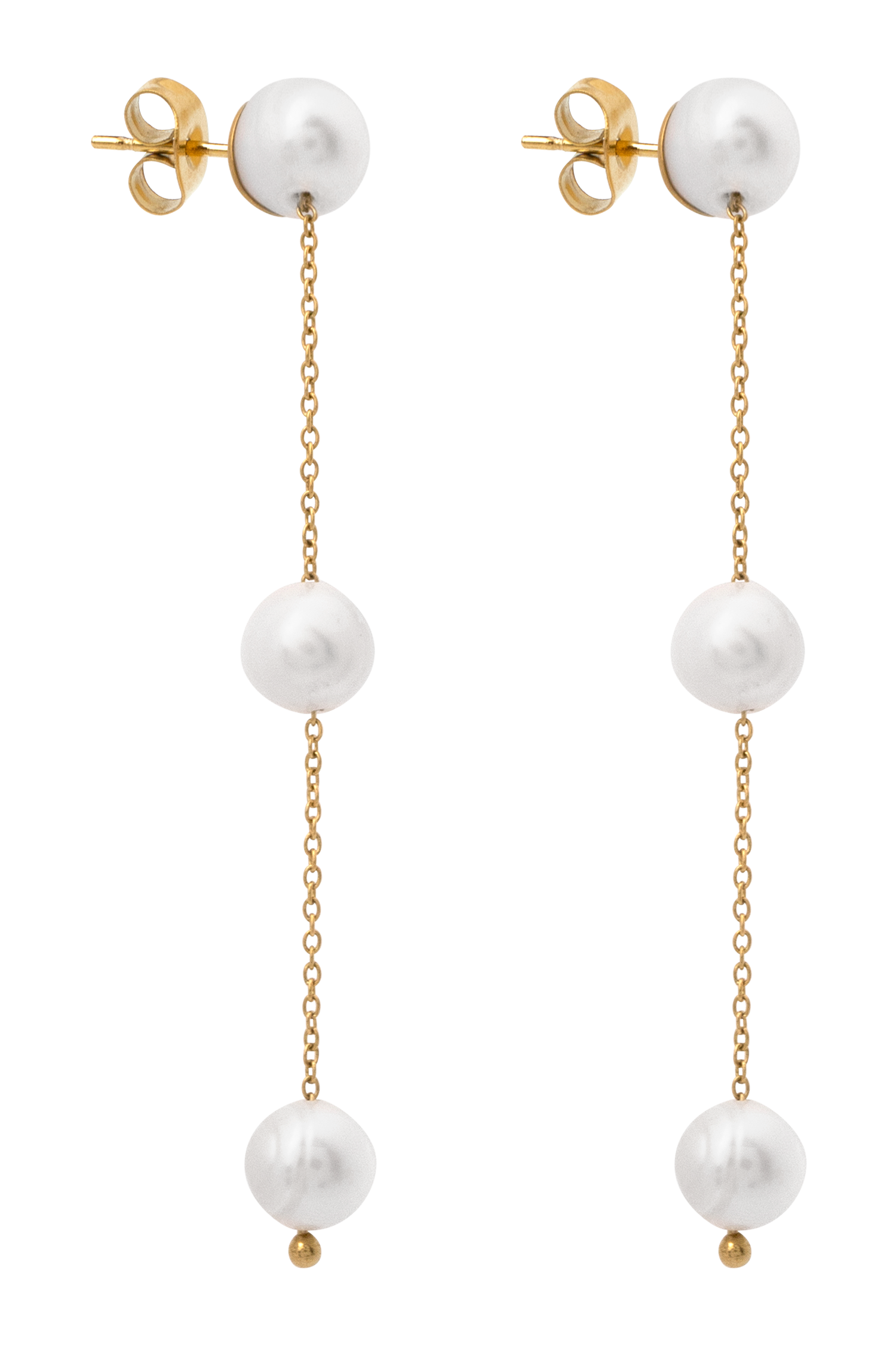 Bodhi Freshwater Pearl Drop Earrings - Pearl