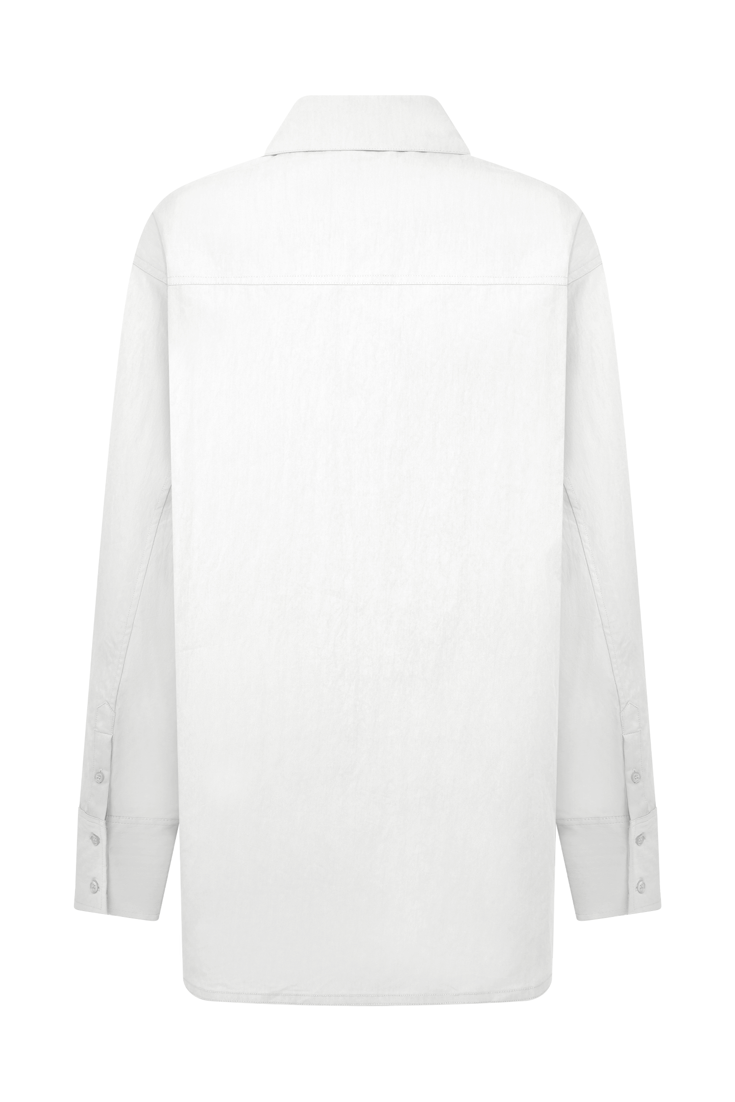 Campbell Cotton Oversized Shirt - White