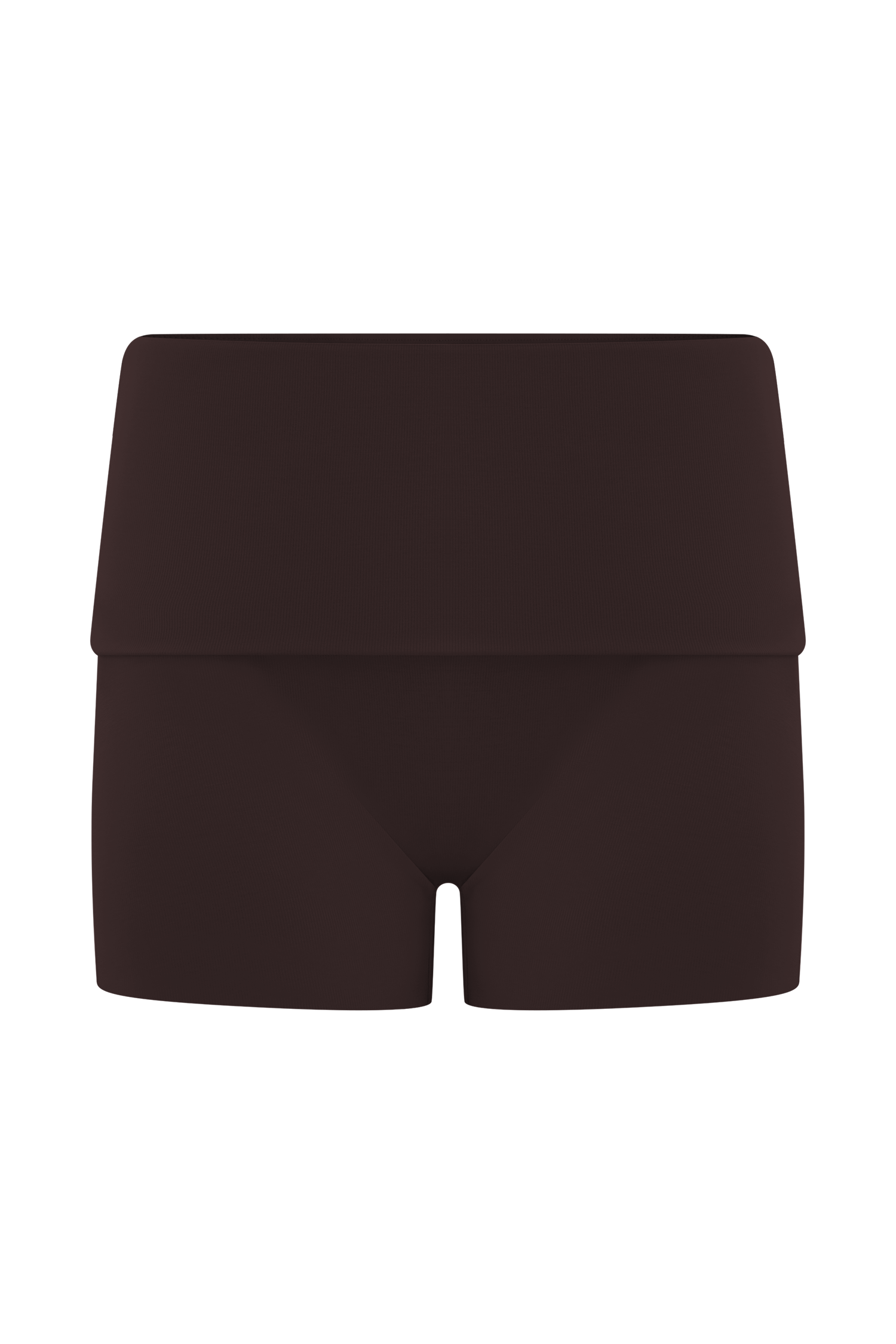 Birdie Fold Over Shorts - Chocolate