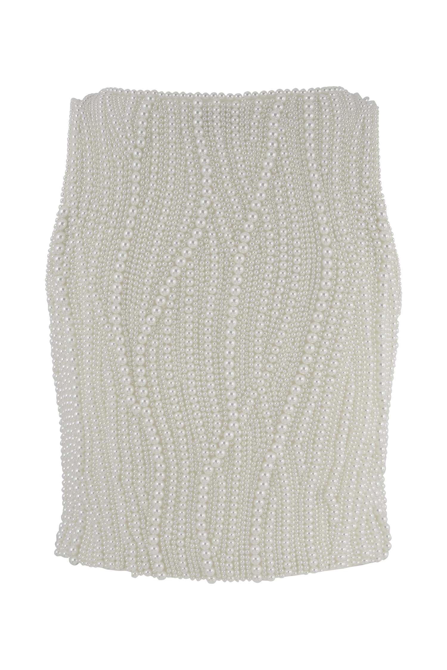 Kathia Pearl Hand Beaded Top - White
