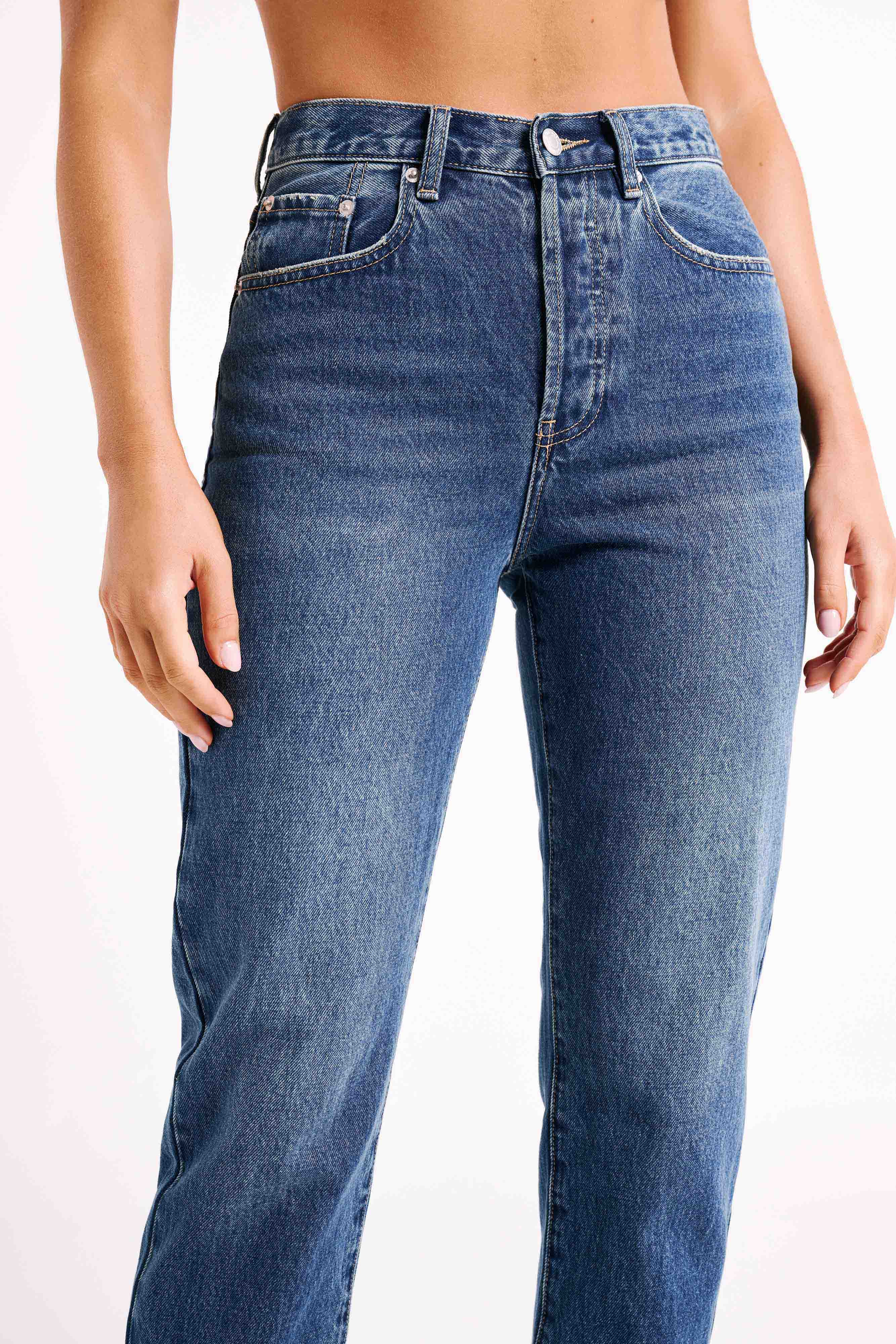 Mattea Denim Jeans - Dark Blue