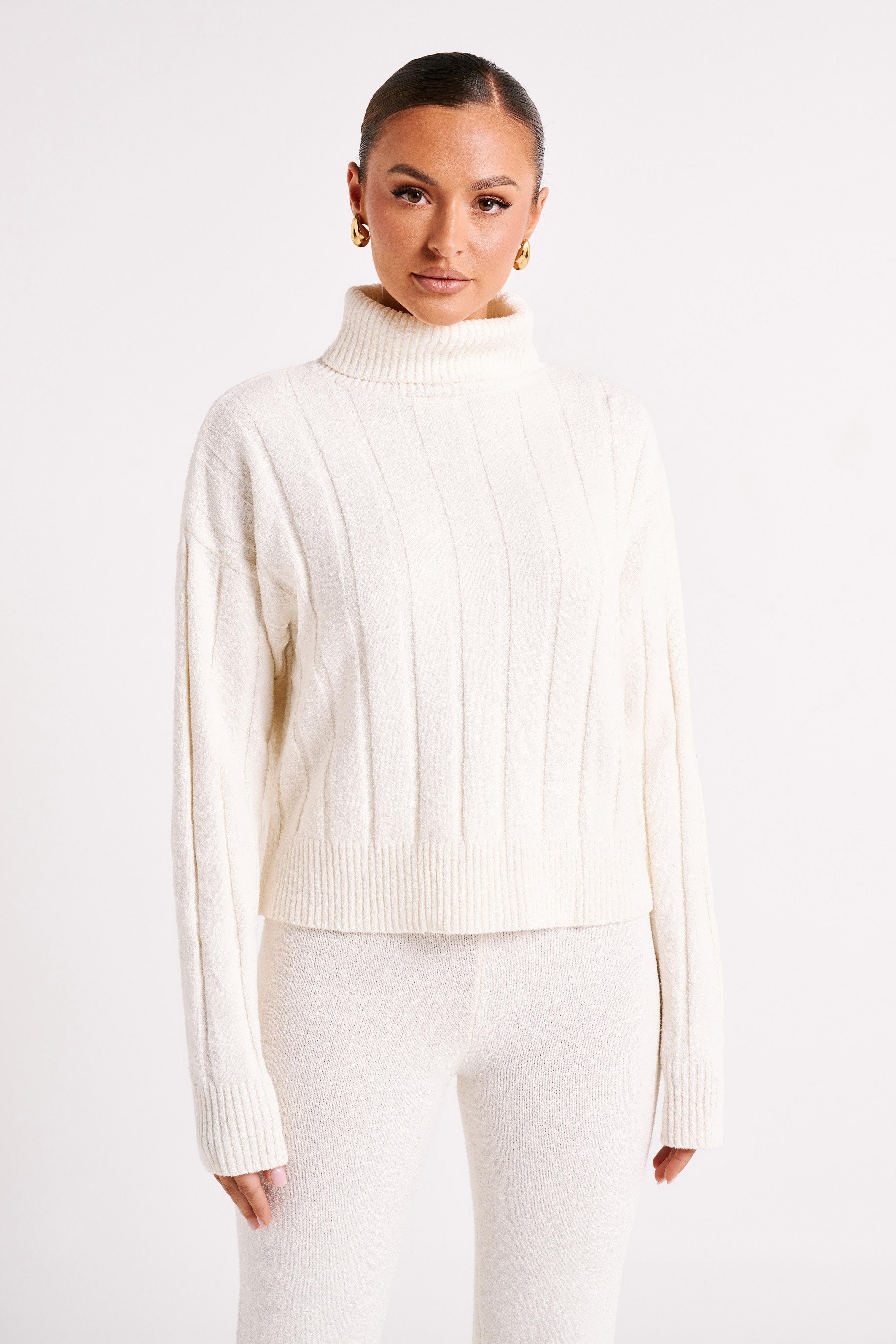 Cupid Long Sleeve Turtle Neck - Ivory