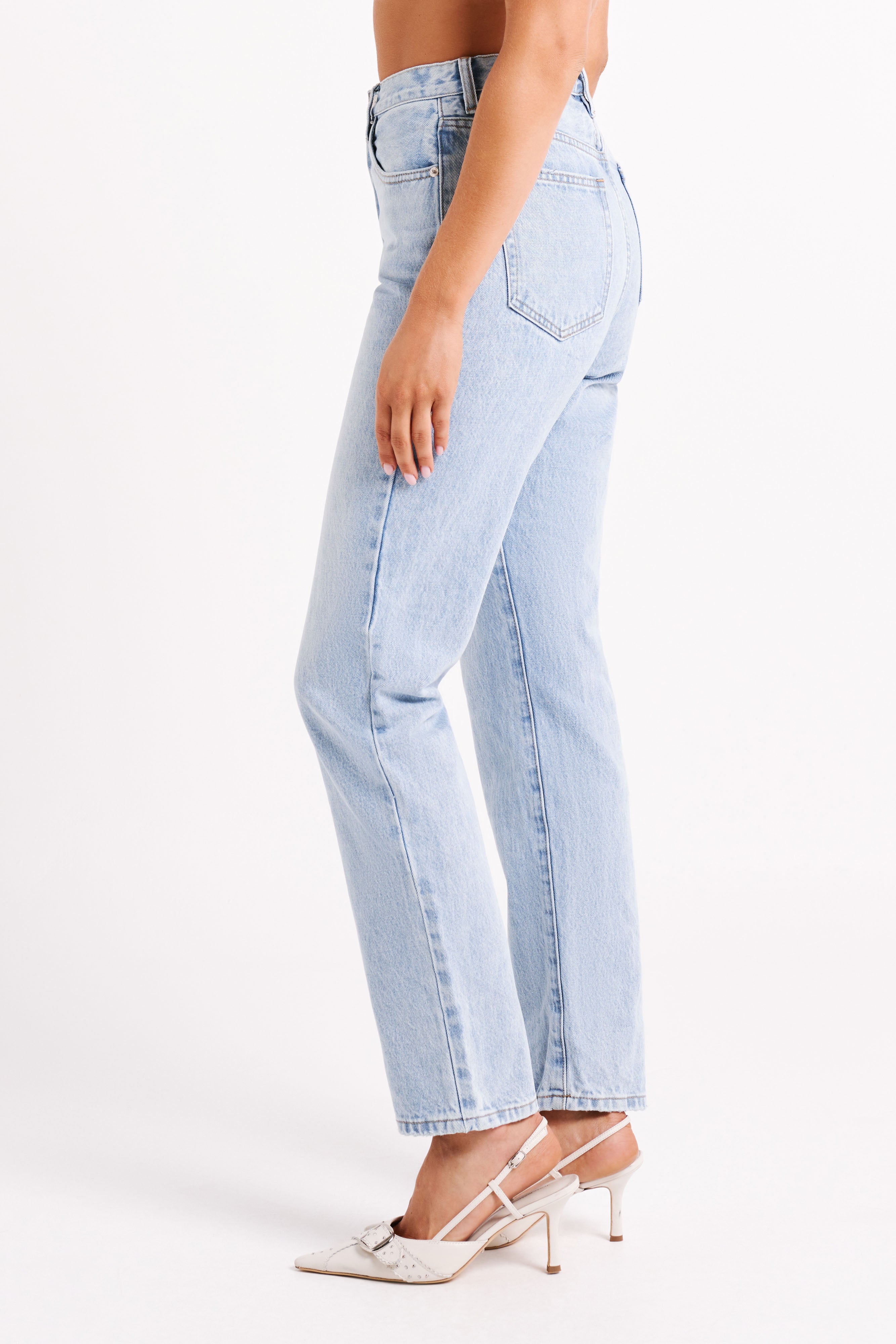 Mattea Denim Jeans - Mid Blue
